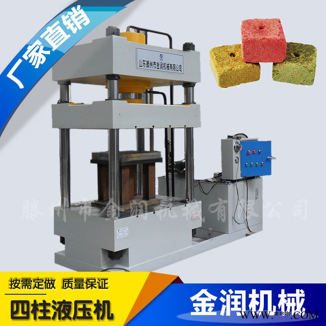 现货销售粉末成型液压机 鱼饵压制成型机 200吨三梁四柱液压机图1