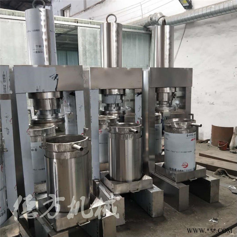 双缸立式液压机 德方山茶籽大豆花生压榨油机 文冠果榨油机机油滤芯压油机
