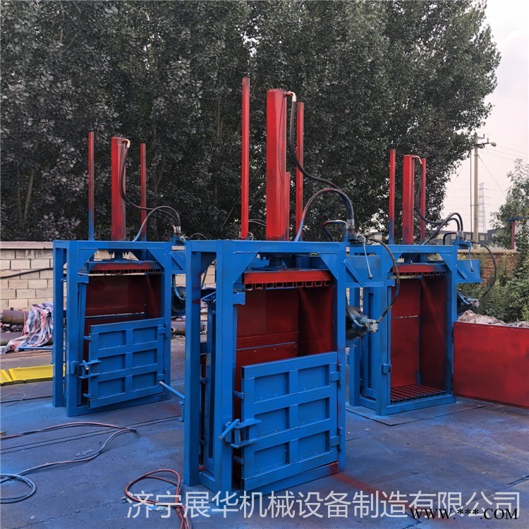 废纸打包机 自动压缩立式液压打包机 干草打捆液压机图1