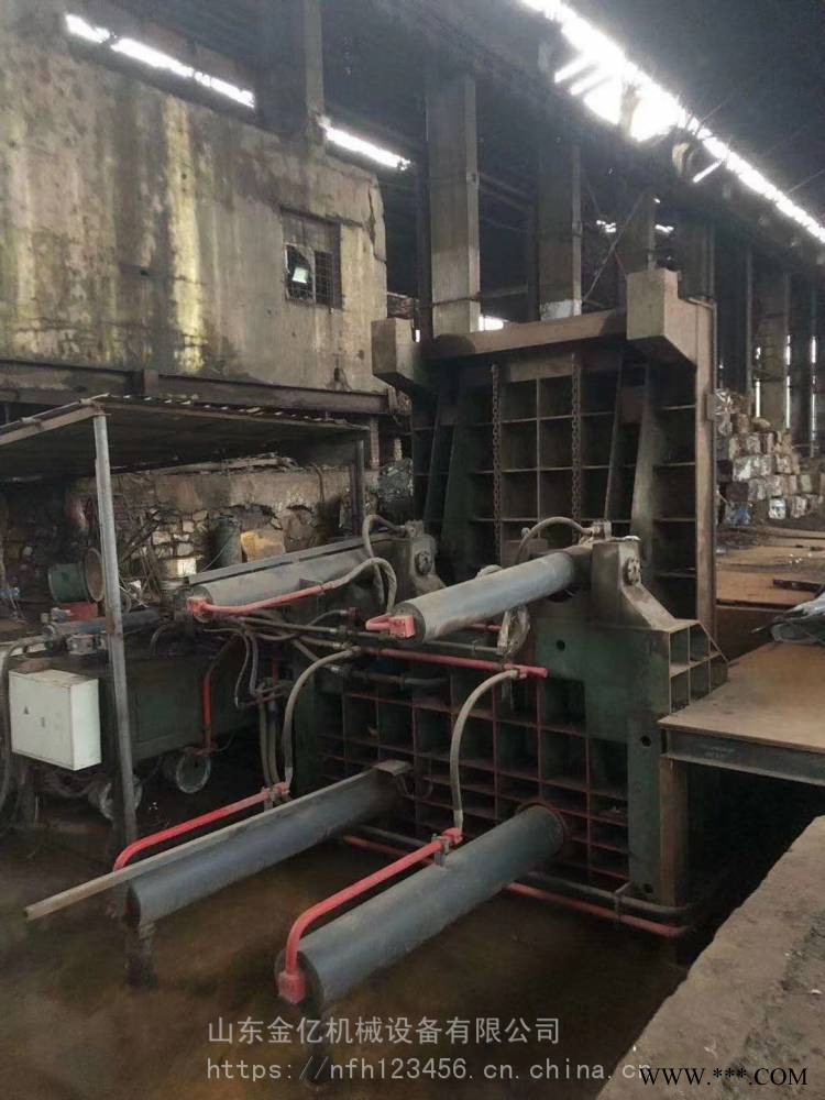 供应400T四柱液压机 多功能金属液压打包机 立式/卧式金属切屑压饼机图1