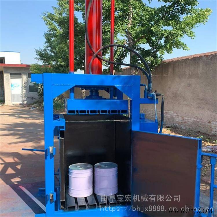 厂家批发液压打包机废纸废料打包机半自动压缩液压机图1