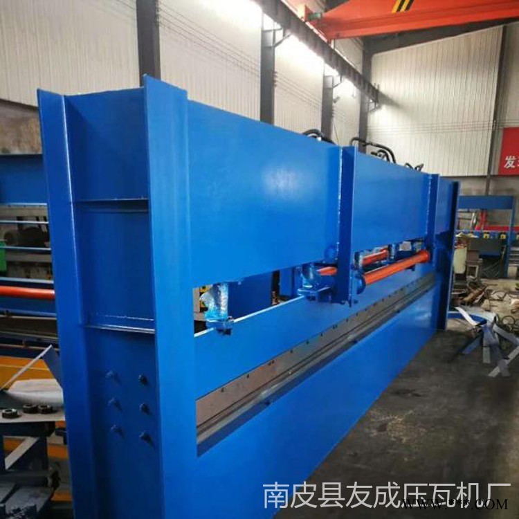 4米液压折弯机 6米简易折弯机 彩钢折弯机械 友成压瓦机 2米普通折弯机 折板机图1