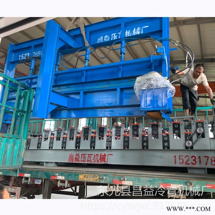 昌益压瓦机 简易2米手动折弯机 液压折弯机 立式电动折边机 简易折弯机图1