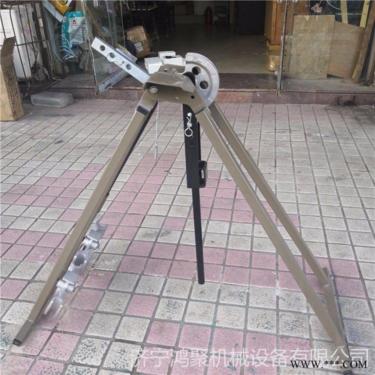 鸿聚牌32mm圆管折弯机 圆管直角折弯机 电气线路安装折弯机全国供应图1