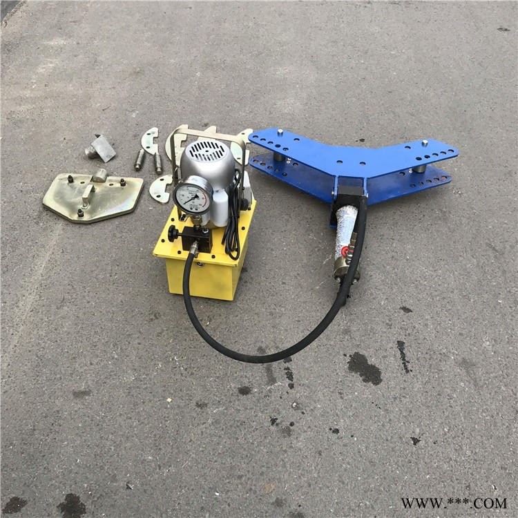 SWP-10A手动液压弯排机 平弯立弯两用铜铝排母排折弯机 扁钢扁铁折弯机 鑫宏牌图1