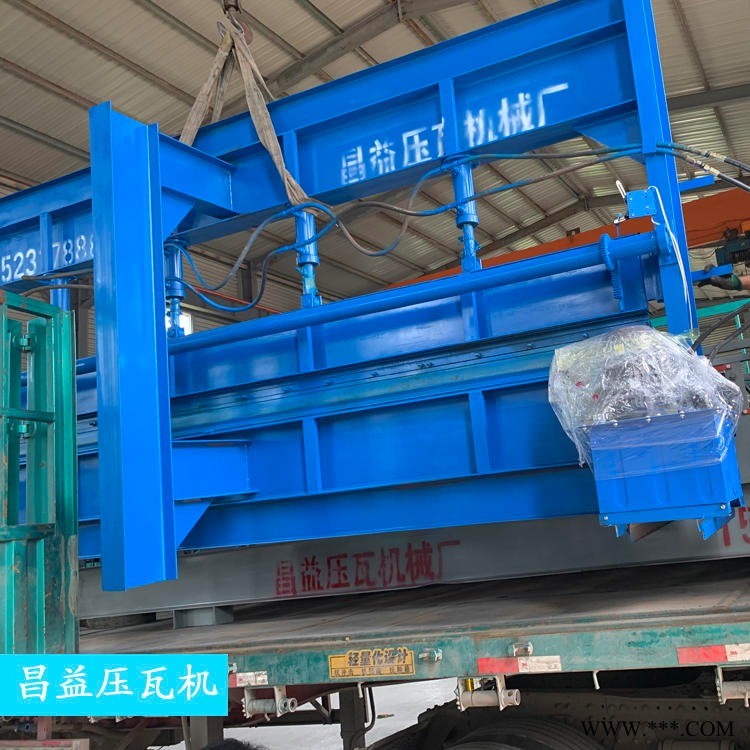 脚踏折弯机彩钢设备 小型液压剪板机 昌益压瓦机 液压折弯机图1