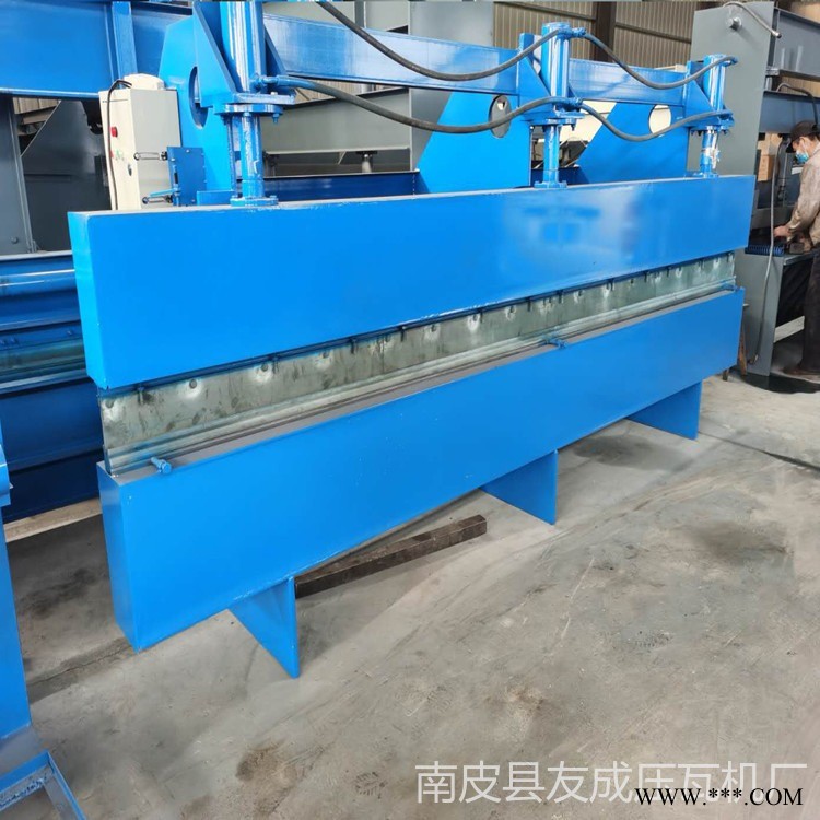 彩钢板液压折弯机 友成压瓦机 可按客户要求加工生产 液压折弯机图1