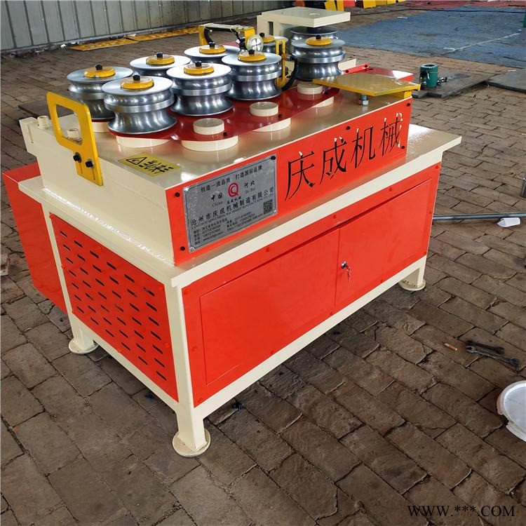 大棚数控弯弧机 大棚温室弯管机 九轮全自动折弯机 庆成冷弯机器成型设备图1