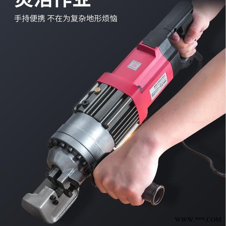 祺瑞源建筑机械设备电动钢筋切断机小型手提便携式液压钢筋剪弯曲机剪断钳折弯机省内包邮