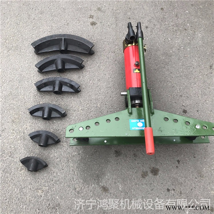 厂家直销铁管弯管器 圆管90°折弯机 SWG手动液压弯管机图1
