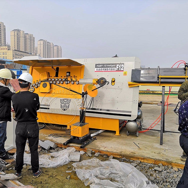 全自动数控钢筋弯箍机 调直弯箍一体机 建筑钢筋折弯机 建筑用钢筋弯曲机 数控折弯图1
