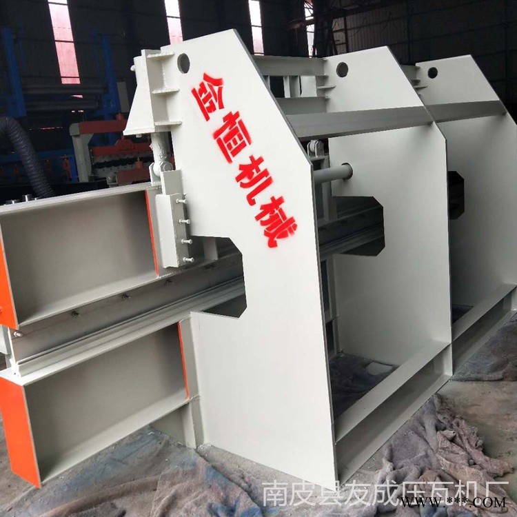 友成压瓦机 订做各种型号 折弯机器 3米彩钢瓦折板机 液压4米折弯机图1