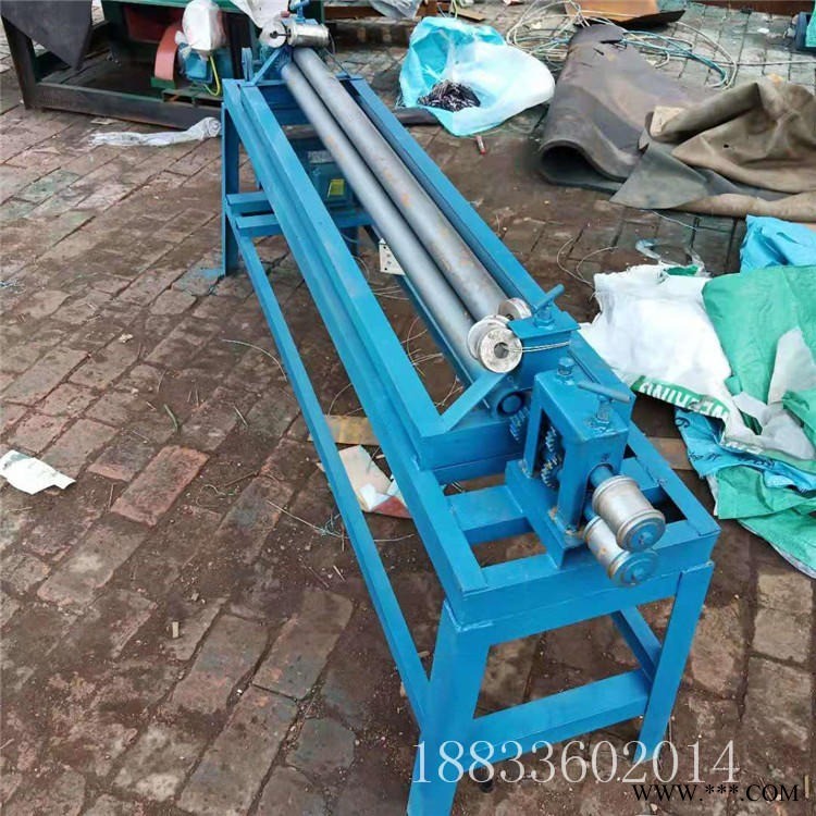 电动卷板机 全自动卷板机 三辊卷板机 卷板机 5毫米板材卷圆机 卷板机厂家   手动小型卷管机图1