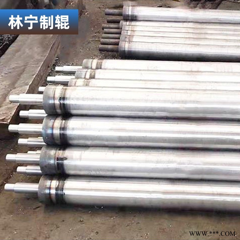 河北林宁厂家定制不锈钢辊 工业机械胶辊 不锈钢卷板机胶辊