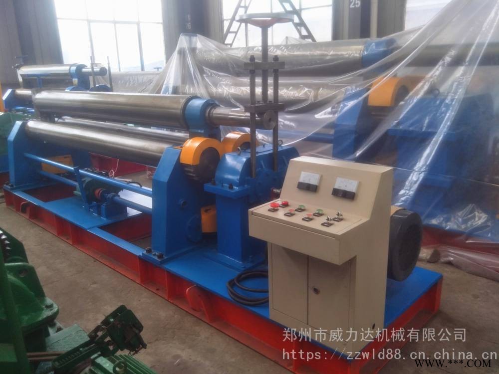 浙江绍兴16x2500卷板机 全自动三轴卷板机 机械卷板机型号图1