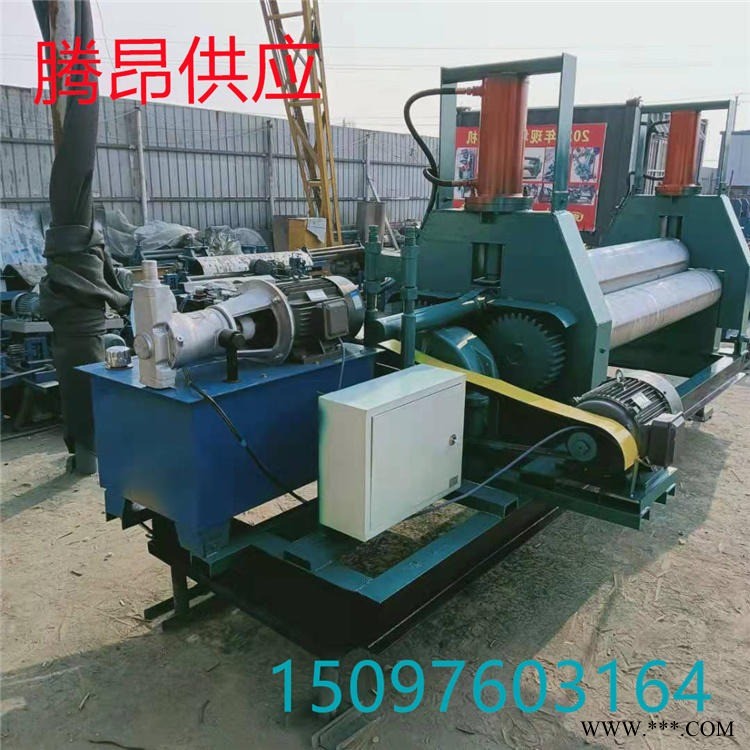 腾昂加工定做 大型卷板机 机械自动升降卷板机图1
