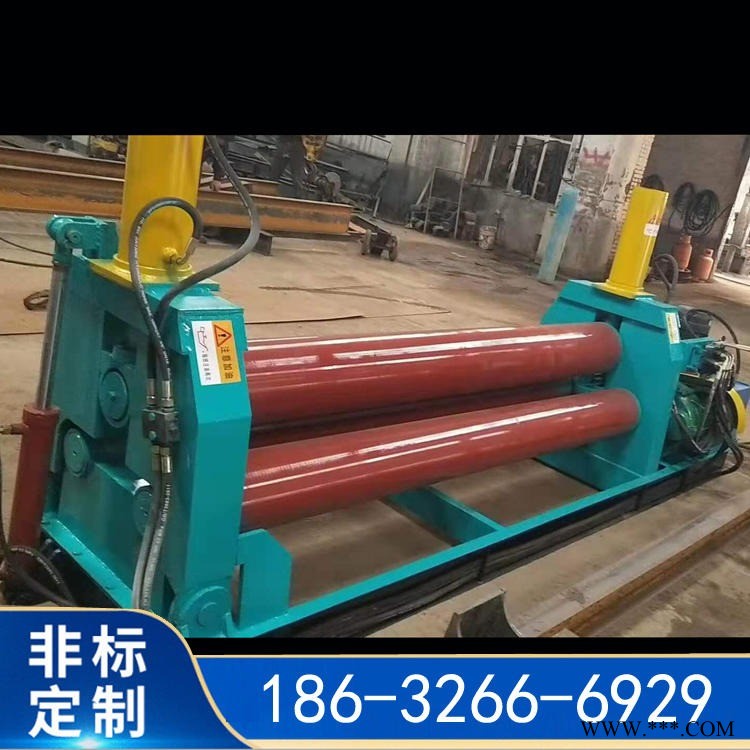 小型电动卷板机 宗林 液压三辊卷板机 金属成型卷板机图1