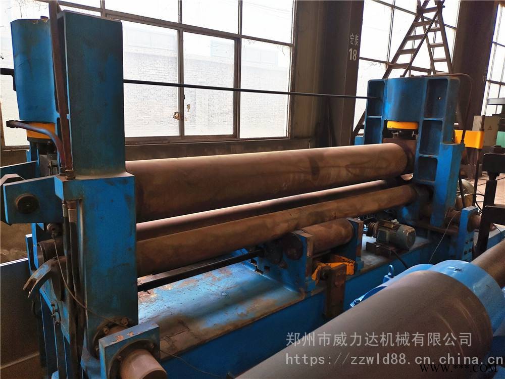 新乡液压卷板机厂家 卷25mm厚数控卷板机 PLC上辊多功能卷板机图1