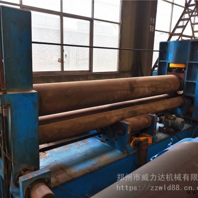 新乡液压卷板机厂家 卷25mm厚数控卷板机 PLC上辊多功能卷板机
