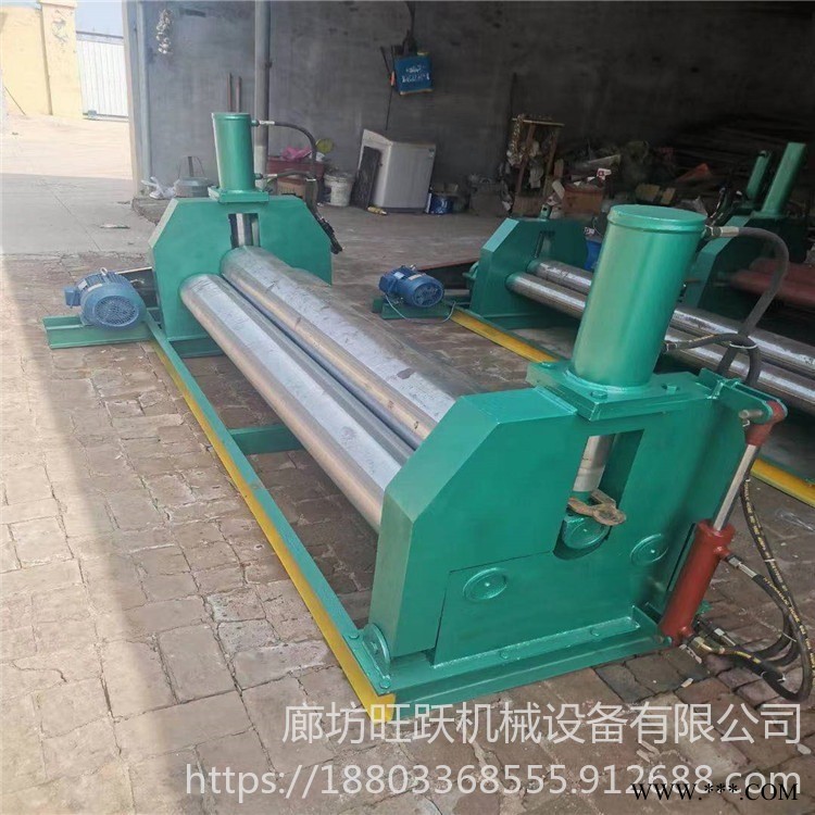 盐城二手简易小型卷板机现货销售 廊坊旺跃二手液压卷板机20*2500