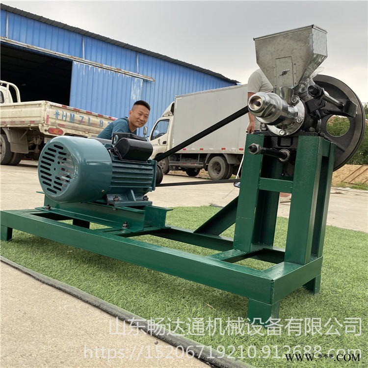 电机膨化机 下乡赶集康乐果机 畅达通机械双机头自熟弯管机 厂家