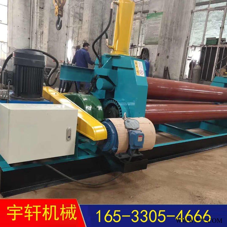 卷板机 厂家现货直销 铁皮上辊卷圆机 宇轩 上辊大型卷板机图1