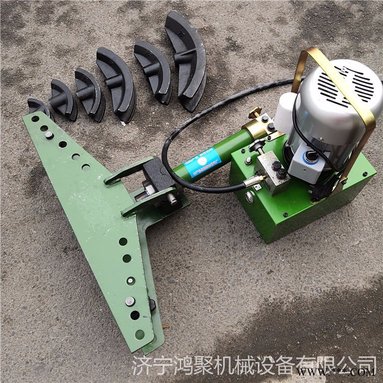 33.5电动圆管弯管机 不锈钢管煨弯机 分体式电动液压弯管机鸿聚牌图1