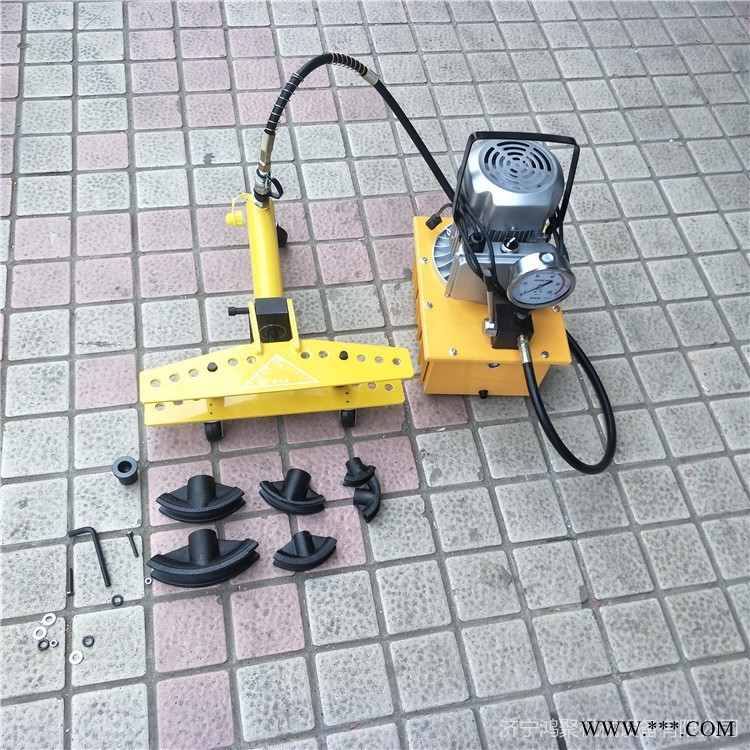 2寸电动圆管弯管机 2寸电动弯管机厂家 HHW-2D煨弯机 鸿聚图1