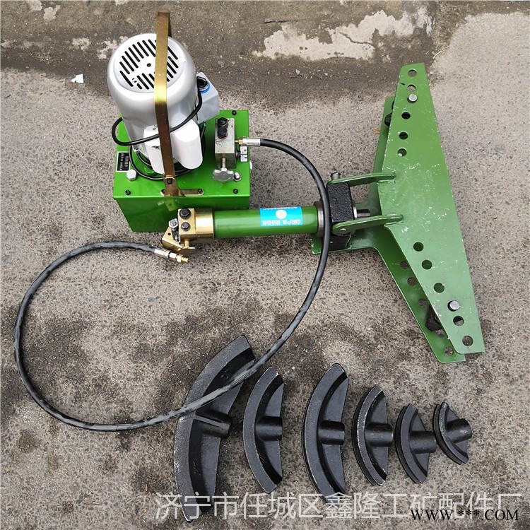 鑫隆电动液压弯管机DWG-4D 4寸电动圆管折弯机 液压电动镀锌管弯管器图1