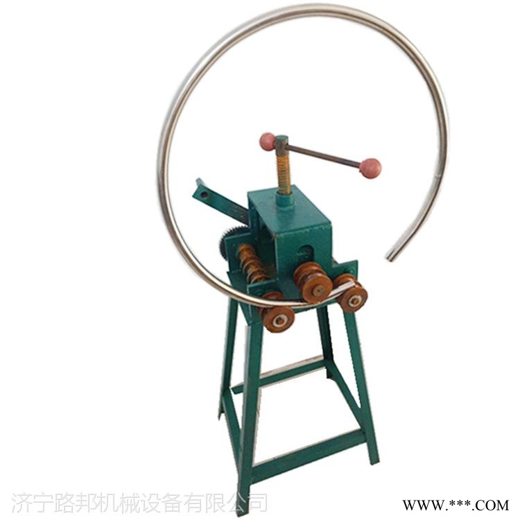 路邦机械手摇弯管机 小型钢管弯管机 手动方管弧形压弯机图1