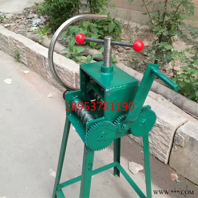 路邦机械生产手摇弯管机手动多功能弯管机厂家图1