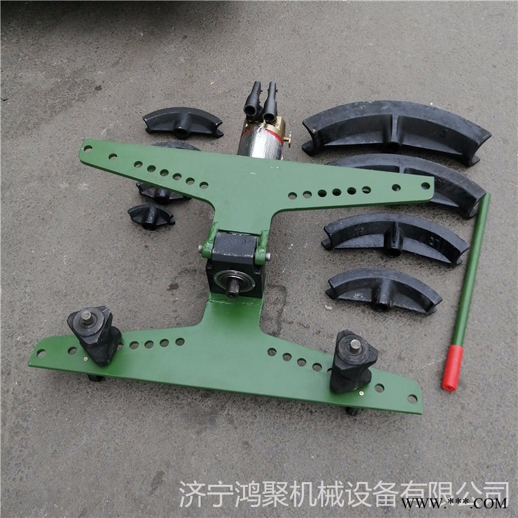 SWG-4D液压弯管机 手动液压压弯机  90度钢管成型压弯机鸿聚牌图1