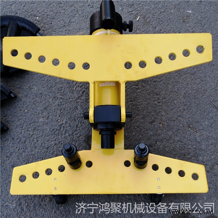 手动1寸液压弯管机 小型直角折弯机 液压角度DN25弯管器鸿聚图1