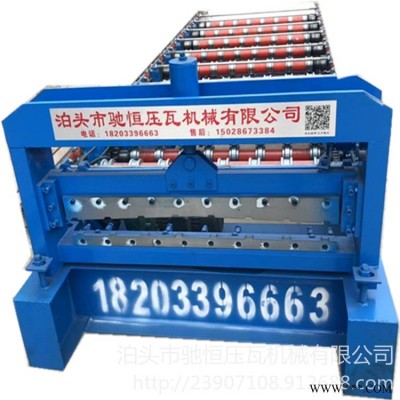 泊头压瓦机厂供应彩钢瓦设备 840900双层压瓦机 大棚弯管机