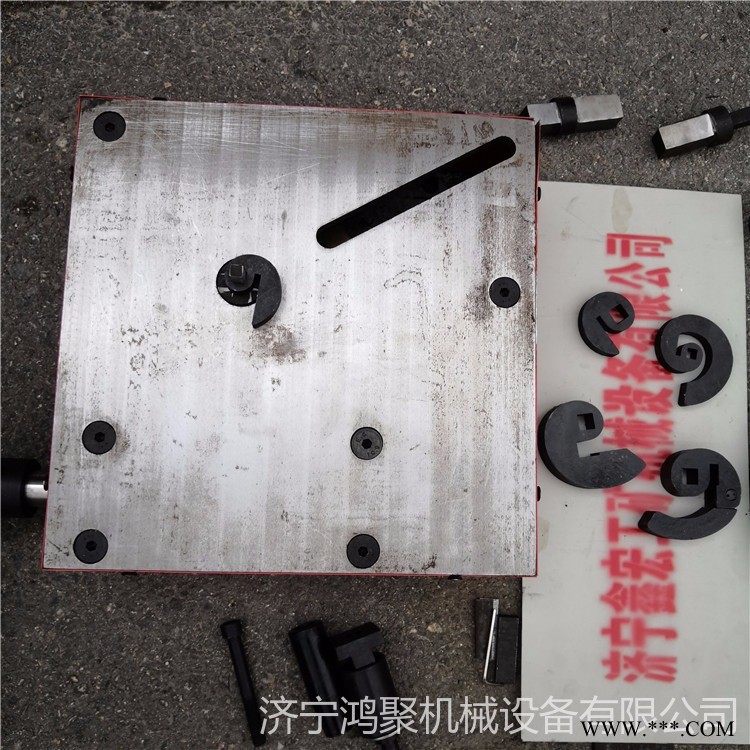 鸿聚P型铁艺花手摇铁艺弯管机 铁艺花架成型机 多功能折花机厂家直销图1