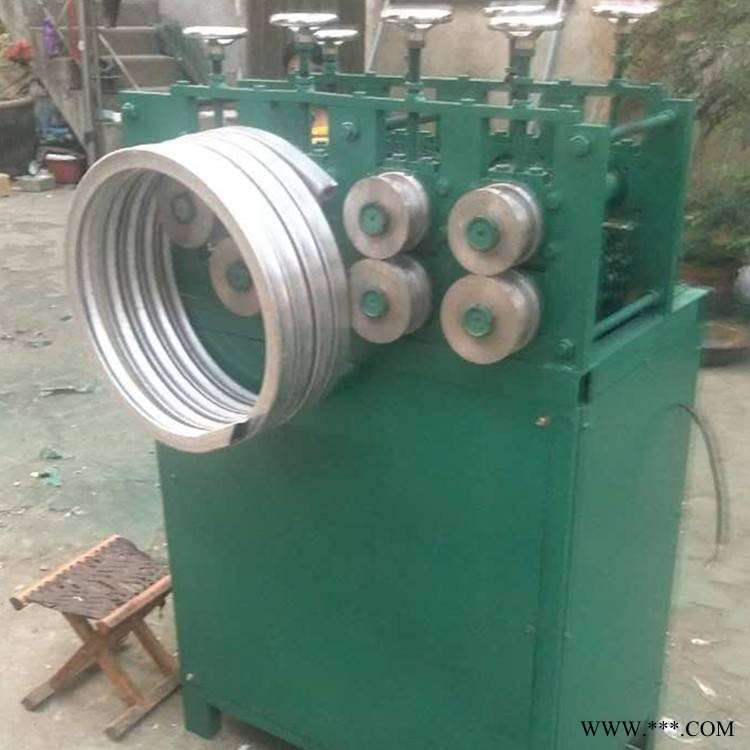 七轴卷圆机 多轮电动弯管机 威凯圆管方管打圈机图1