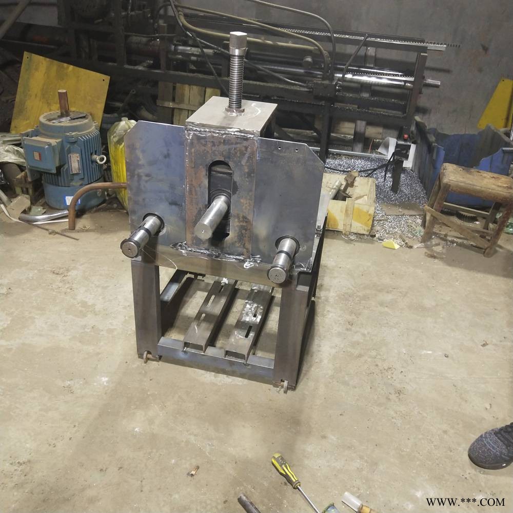 小型76型立式弧度滚弯机  圆管方管电动弯管机好产品永兴牌图1