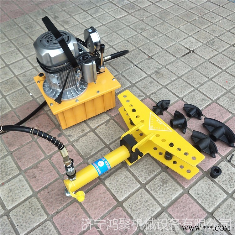 WYQ-108电动弯管机 2寸电动圆管煨弯机 钢管折弯机厂家直销图1