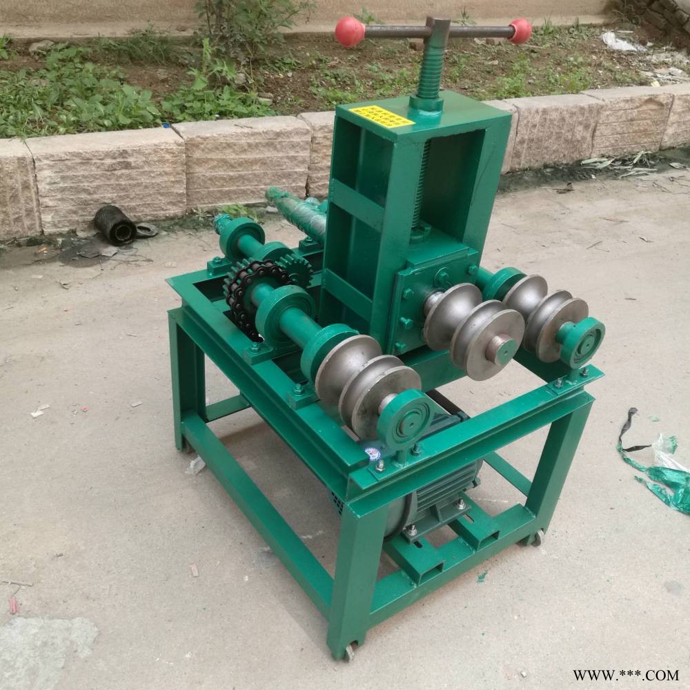 弧形电动弯管机 小型管子弯管器立式多功能压弯机图1
