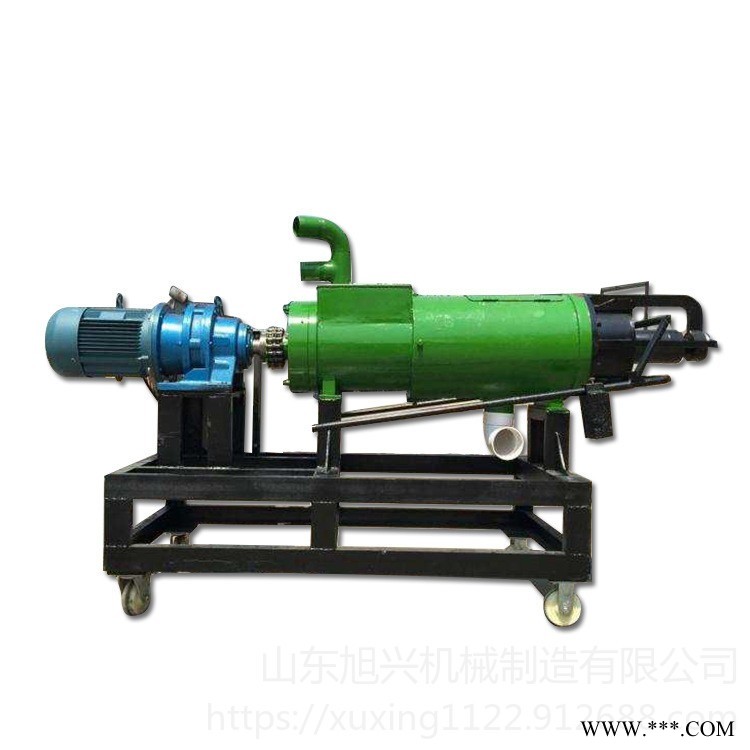 旭兴XX供应养殖场动物粪便脱水机 污水池固液分离机 鸡粪猪粪螺旋挤压机