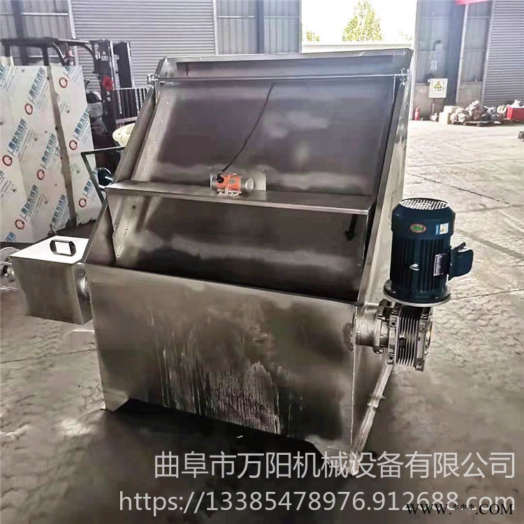 水泡粪干固液分离机 动物粪便挤水机 螺旋挤压固液分离机  万阳WY-443 粪便挤压机图1