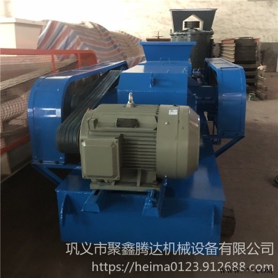 聚鑫腾达 挤压式610*400对辊式破碎机 废渣对辊破碎机 砖厂用对辊机碎石机 对辊挤压机
