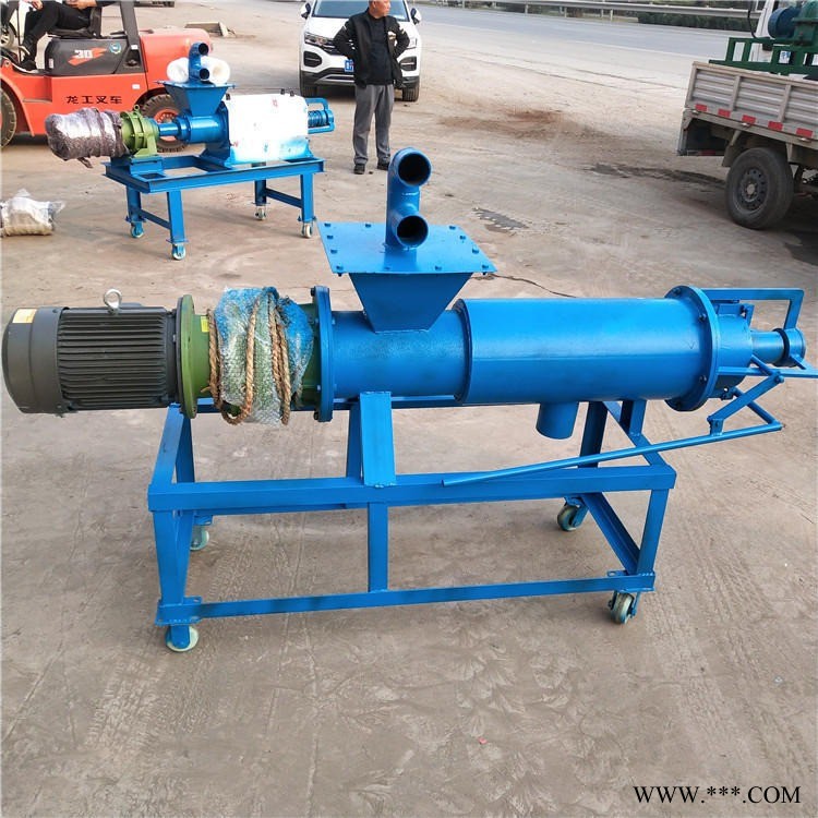 HT-FLJ遵义牛羊鸡鸭粪便脱水机  恒泰牛粪便挤干机 养殖场用螺旋粪便挤压机报价