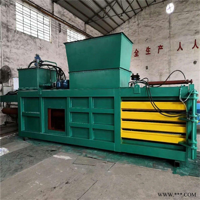 信航供应 全自动卧式可乐瓶挤压机 废纸箱液压打包机 废纸壳压缩打包机