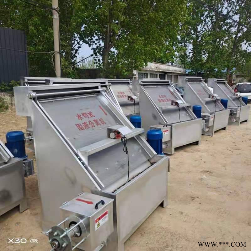 300型动物粪便抽粪机 养殖场粪便处理机 纸桨螺旋挤压机图1