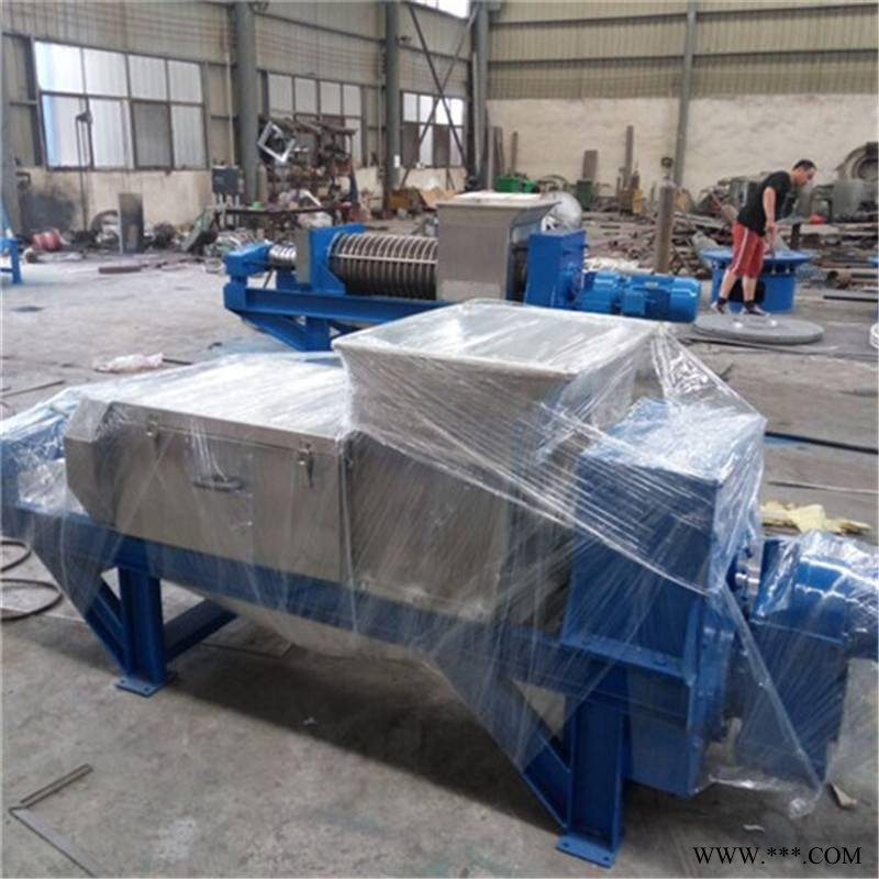 大型餐厨垃圾脱水机厂家 YZJ350型螺旋挤压机 厨余垃圾粉碎压榨机图1