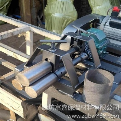 马鞍山金刚网校平机 外探三辊钢网卷圆机 钢筋扁铁卷圆机 卷板机价格 富嘉机械