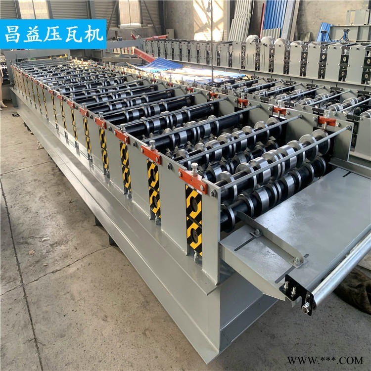 数控集装箱板压型机 车厢板机器 昌益压瓦机 汽车厢板机图1