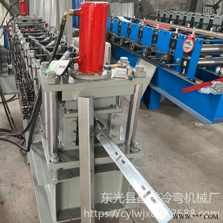 全自动数控角铁机 昌益压瓦机 全自动角钢机 锌钢角钢压型机器图1
