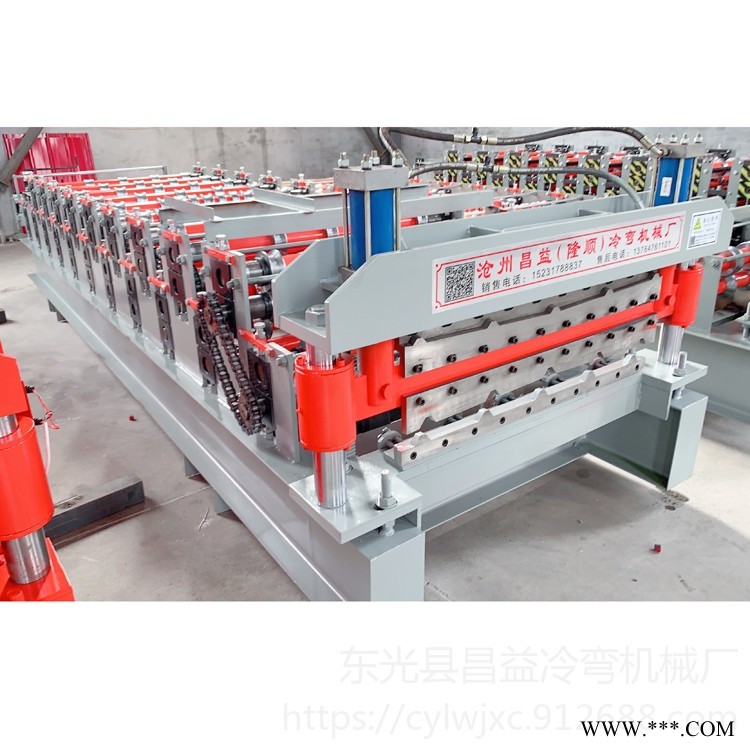 数控840-900型压瓦机 昌益压瓦机 不锈钢板压型机 双层压瓦机图1